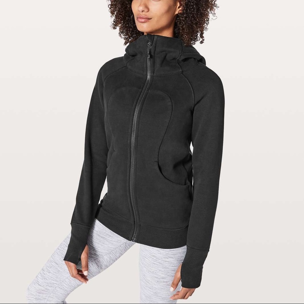 Lululemon Scuba Hoodie cotton fleece black